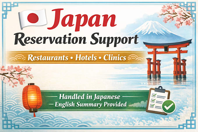japan reservation assistance service