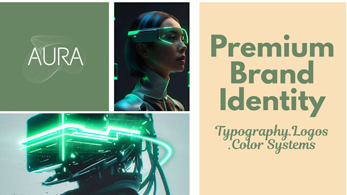 design a premium brand identity and professional brand guidelines