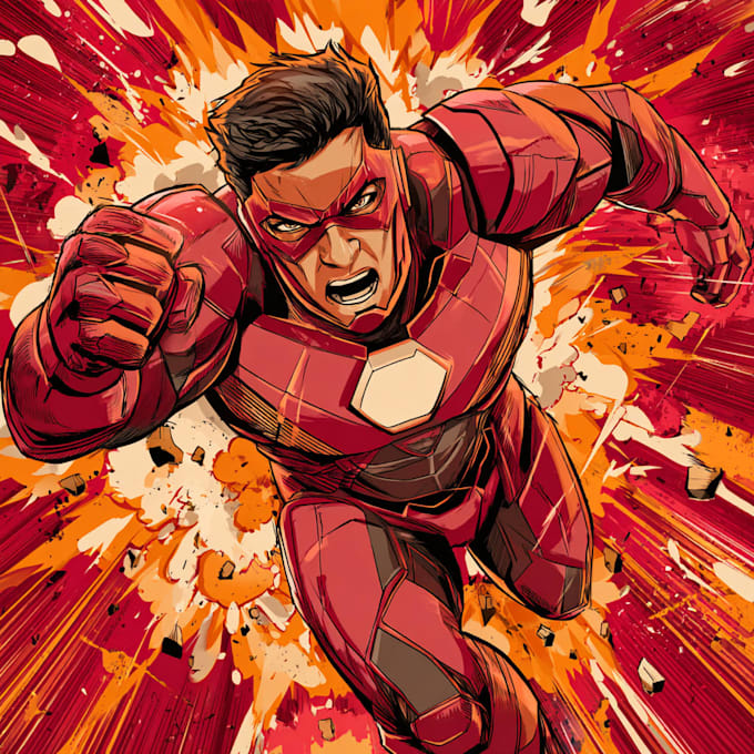 make super hero character design