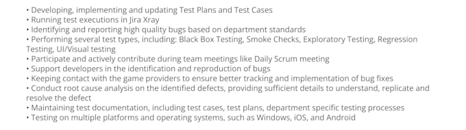 qa manual testing services