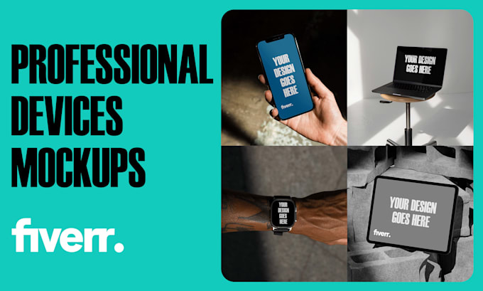 create professional high resolution ealistic device mockups