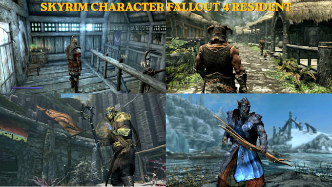 create custom armor weapons or character for skyrim fallout 4 resident