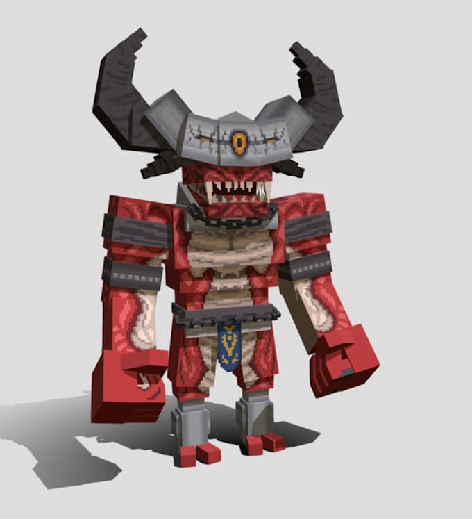 create custom minecraft 3d model in blockbench textures and animation