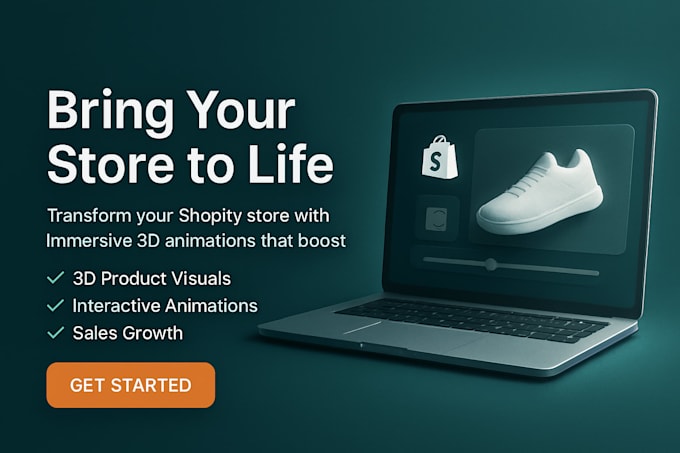 transform your shopify store with immersive 3d animations that boost sales