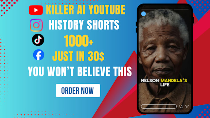 Create ai youtube history shorts,ai history shorts by Akramshar123 | Fiverr