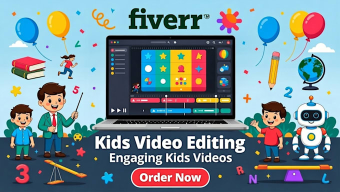 edit engaging youtube kids videos with animations and effects