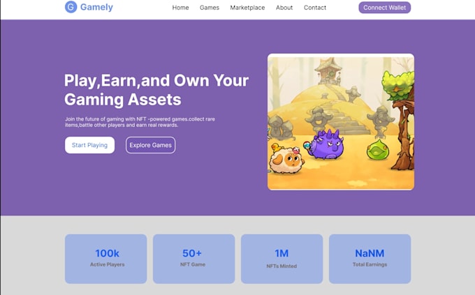 design professional nft website UI UX using figma