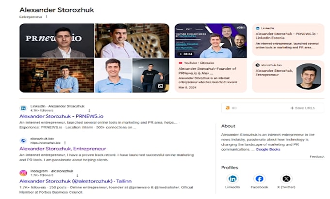 setup a verified google knowledgepanel, panel, graph for individual or business