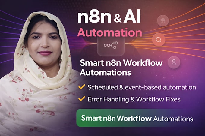 build custom n8n workflows api and webhook automation