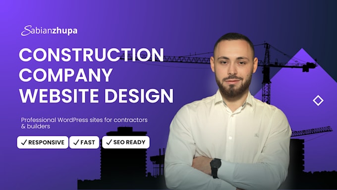 create an SEO friendly website for construction companies