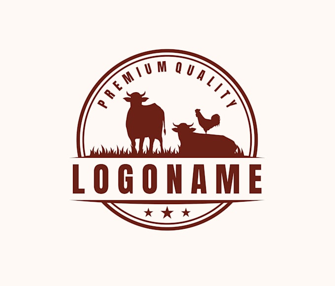 create creative and good looking livestock logo design
