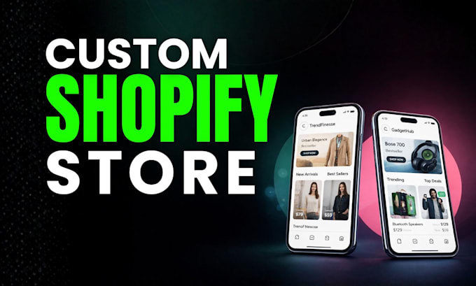 create a custom shopify store