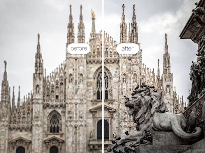 upscale, sharpen, and remove blur from your images