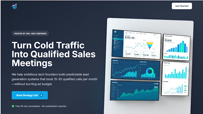 Design a high converting lead generation landing page lead form ...