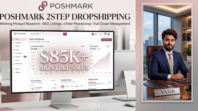 be your ebay and poshmark 2step va