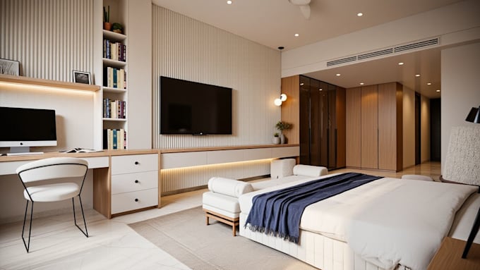 design modern interior spaces as a professional architect