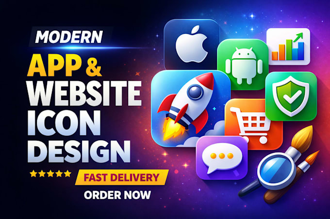 design professional or unique custom icon and favicon design