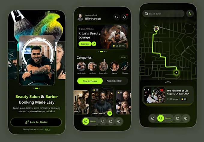 develop custom ai powered spa app beauty salon app barber app appointment app