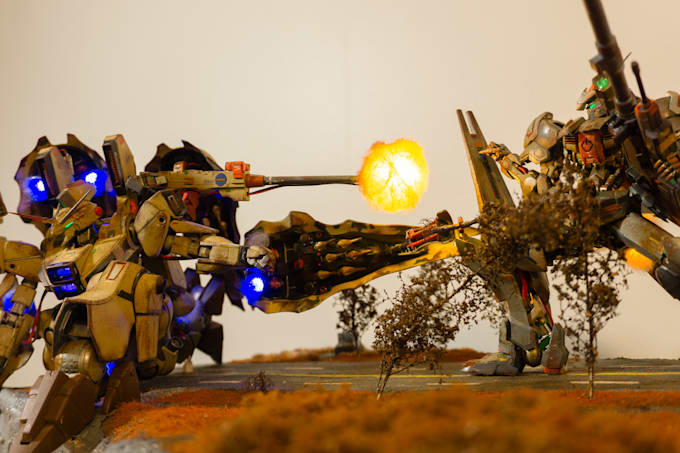 make custom gunpla, model kits, or dioramas
