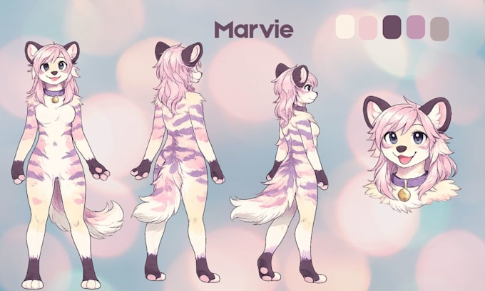 draw furry reference sheet anthro furry ref sheet oc character reference sheet
