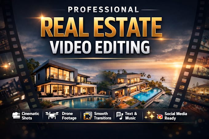 edit real estate videos for listings and property marketing
