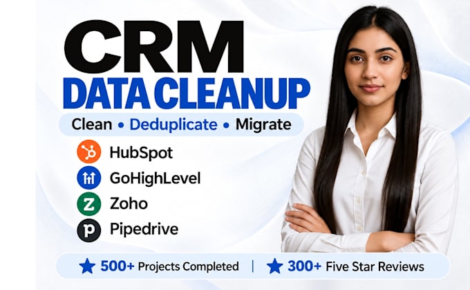 clean, deduplicate, and migrate your CRM database