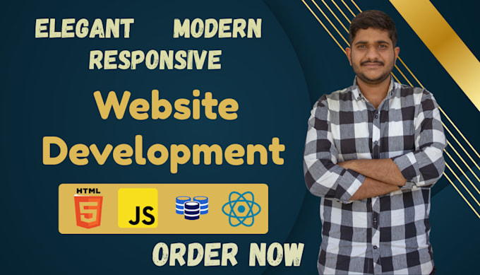 do full stack custom website development as full stack developer