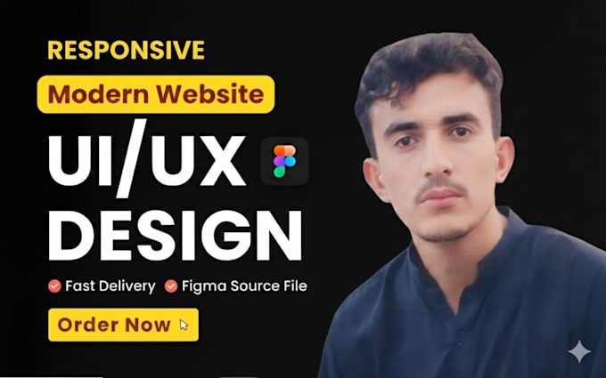 design modern website UI UX in figma professional web design