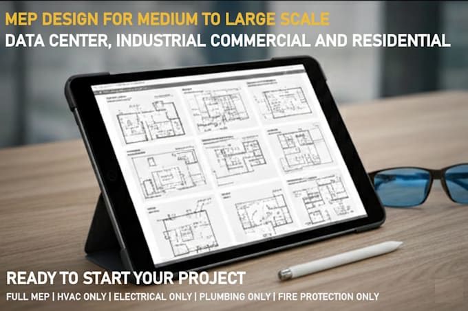 do mep engineering design for dc, industrial, and commercial