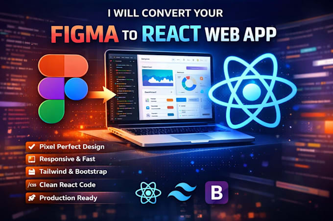 convert figma into web and app
