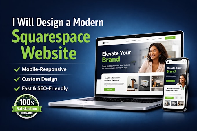 design squarespace website, redesign squarespace website, build squarespace site