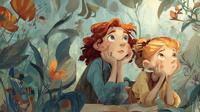 illustrate children book illustration