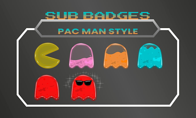 design custom glossy sub badges for twitch and discord