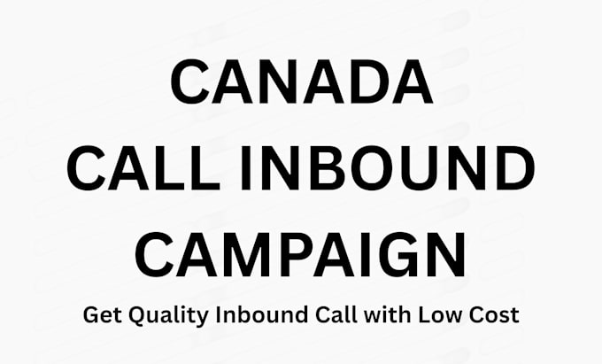 setup canada inbound call google ads campaign