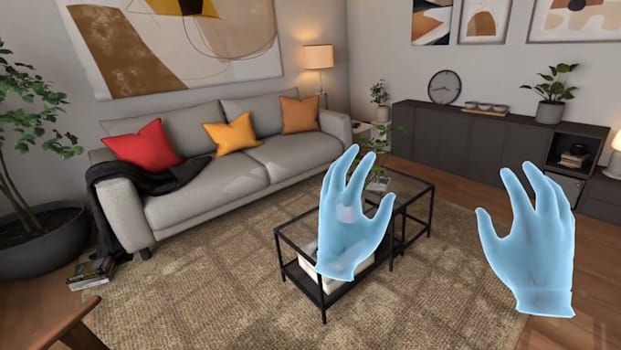 do VR architectural walkthrough, ue5 virtual tour, photoreal 3d interior design