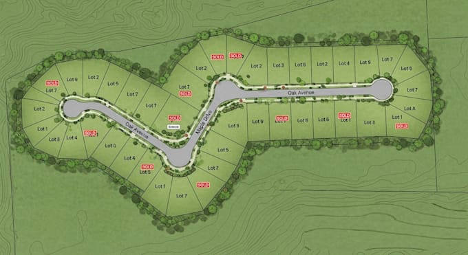 draw plot plan, site plan, and lot subdivision for permit