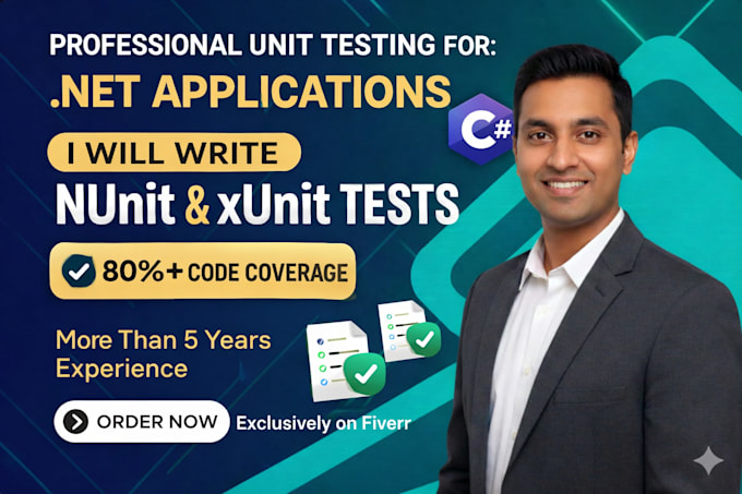 write nunit and xunit unit tests for your dotnet application