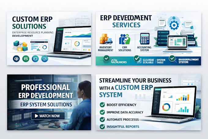 develop custom erp software for small and medium businesses
