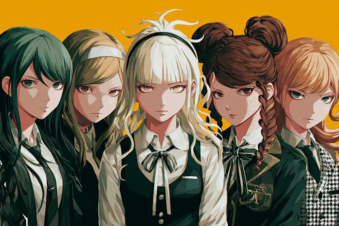 design custom danganronpa style character
