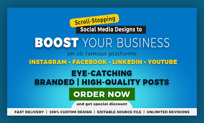 design eye catching social media posts