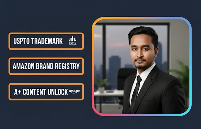 File uspto trademark registration and amazon brand registry by Shipon ...