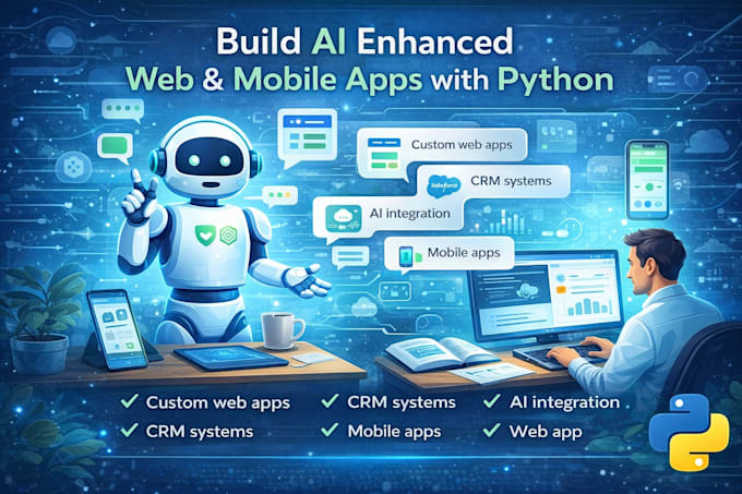 do web app development with ai integration using python