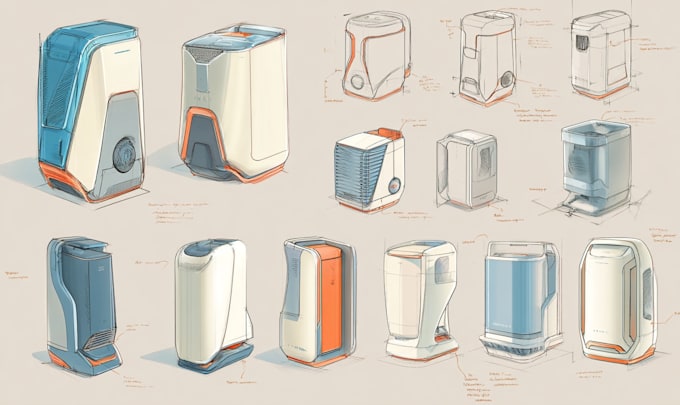 create design sketches of your product ideas