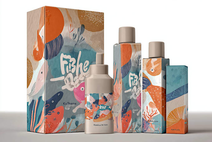 make an astonishing cosmetic packaging and label design