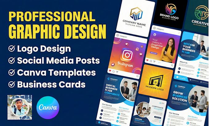 make logo, food flyer and youtube thumbnail designs party