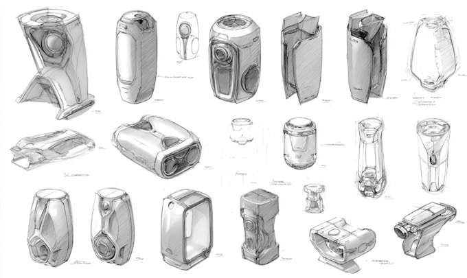 develop concept design sketches for your product design