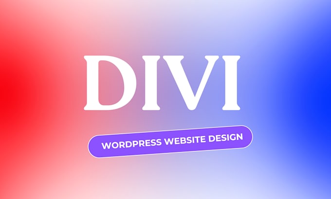be divi expert for wordpress divi website, divi theme, divi builder with divi 5