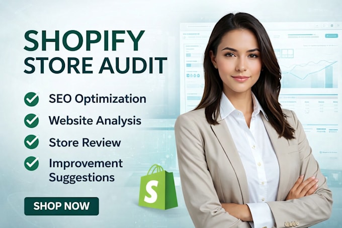 do shopify store audit SEO optimization website analysis to increase sales