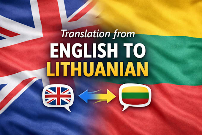 translate any text into lithuanian