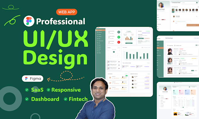 Design modern dashboard ui ux in figma by Arunkumar868 | Fiverr